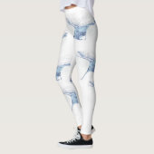 Silhouet van manta rog leggings (Links)