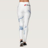 Silhouet van manta rog leggings (Achterkant)