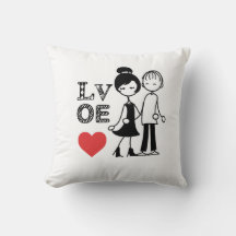 Silhouet van paar, liefde, hart.