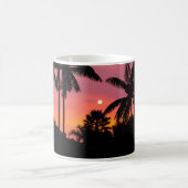Silhouet van palmbomen, Hawaii Koffiemok (Center)