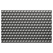 Silhouet van Sint-Bernardshond huisdier Stof (Fat Quarter)