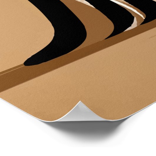 Silhouet van verfijning poster (Hoek)