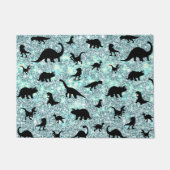 silhouet vis haai walvis gradient Sparkle galax Deurmat (Voorkant)