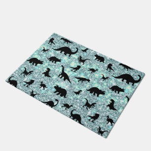 silhouet vis haai walvis gradient Sparkle galax Deurmat