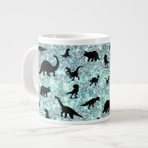 silhouet vis haai walvis gradient Sparkle galax Grote Koffiekop