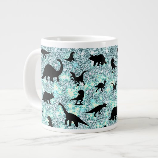 silhouet vis haai walvis gradient Sparkle galax Grote Koffiekop (Links)