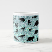 silhouet vis haai walvis gradient Sparkle galax Grote Koffiekop (Voorkant)