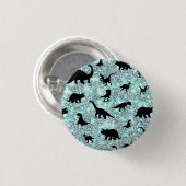 silhouet vis haai walvis gradient Sparkle galax Ronde Button 3,2 Cm (Voorkant /achterkant)