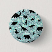 silhouet vis haai walvis gradient Sparkle galax Ronde Button 3,2 Cm (Voorkant)