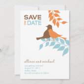 Silhouet Vogels Save the Date (Voorkant)