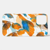 Silhouetbladeren: waterverf, digitale naadloze pa Case-Mate iPhone case (Achterkant (horizontaal))