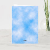 Silhouetdansers vieren verjaardag kaart (Achterkant)