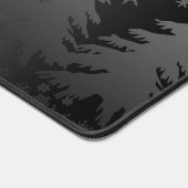 Silhouetsparren in de gloed van kerststerren bureaumat (Hoek)