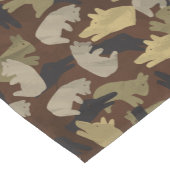 Silhouette Animal Camouflage Brown Korte Tafelloper (Hoek)