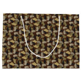 Silhouette Animal Camouflage Brown Large Cadeautasje (Achterkant)