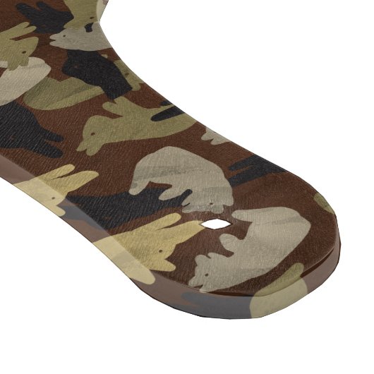 Silhouette Animal Camouflage Brown Snijplank (Hoek)