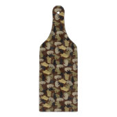 Silhouette Animal Camouflage Brown Snijplank (Voorkant)