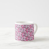 Silhouette Animal Camouflage Roze Espresso Kop (Voorkant rechts)