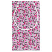 Silhouette Animal Camouflage Roze Klein Cadeauzakje (Achterkant)