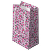 Silhouette Animal Camouflage Roze Klein Cadeauzakje (Voorkant Gekanteld)