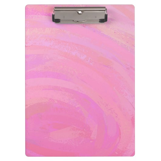 Silhouette Animal Camouflage Roze Klembord (Voorkant)