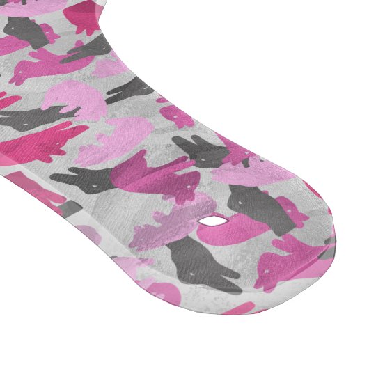 Silhouette Animal Camouflage Roze Snijplank (Hoek)