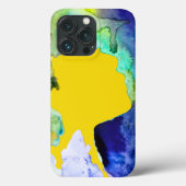 Silhouette art abstracte waterverf Case-Mate iPhone case (Achterkant)