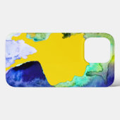 Silhouette art abstracte waterverf Case-Mate iPhone case (Achterkant (horizontaal))