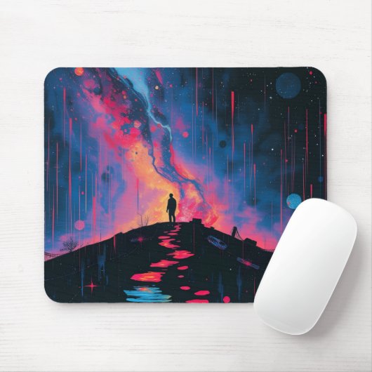 Silhouette art mouse pad  muismat (Met muis)