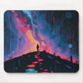 Silhouette art mouse pad  muismat (Voorkant)