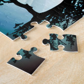 Silhouette Art Veelkleurige Bos Legpuzzel (Zijkant)