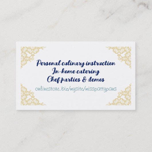 Silhouette bakkerij bakkerij, gebak, bakkerij visitekaartje (Achterkant)