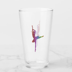 silhouette ballerina glas