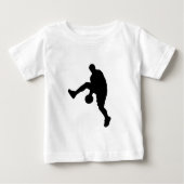 Silhouette basketbalspeler (Voorkant)