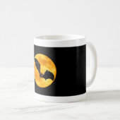 Silhouette Bat foto design Mok (Voorkant rechts)