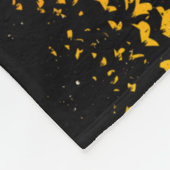 Silhouette Bats Vampire Dracula Halloween Pattern Fleece Deken (Hoek)