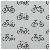 Silhouette Bicycle | Veranderbare achtergrondkleur Stof (Swatch)