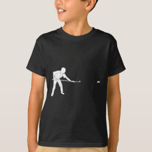 Silhouette Biljart 8 Eight LL Snooker Pool Playe T-shirt