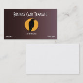 Silhouette Black Bird Raven Logo Visitekaartje (Voorkant / Achterkant)