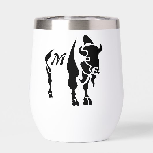 Silhouette Black Buffalo (Achterkant)