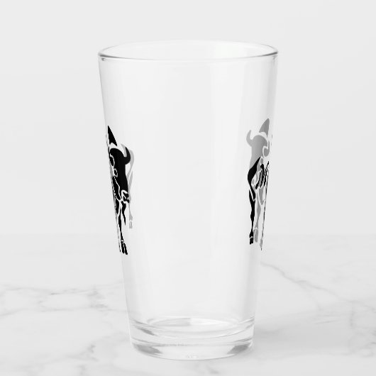 Silhouette Black Buffalo Glas (Links)