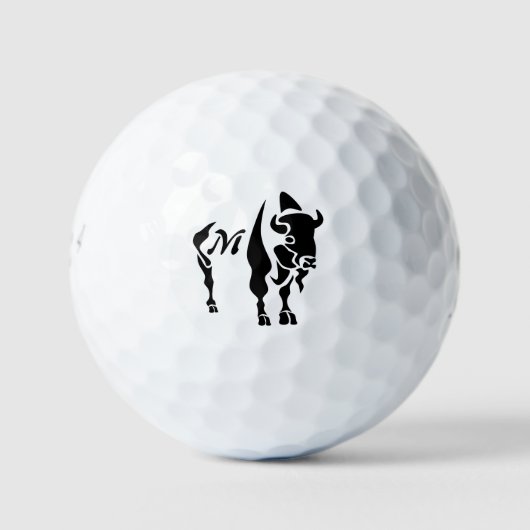 Silhouette Black Buffalo Golfballen (Voorkant)