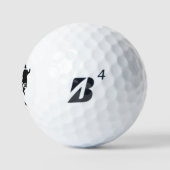 Silhouette Black Buffalo Golfballen (Logo)