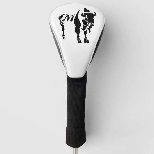 Silhouette Black Buffalo Golfheadcover (Voorkant)