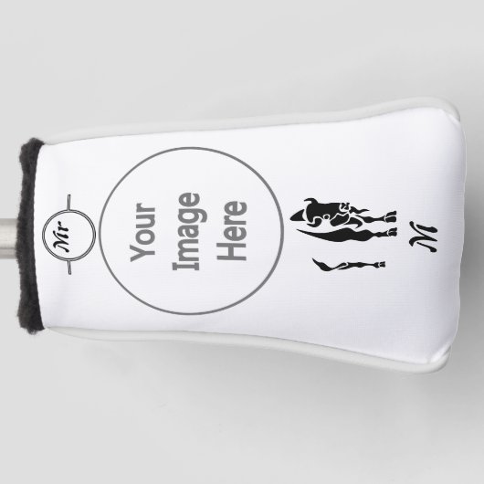 Silhouette Black Buffalo Golfheadcover (Voorkant)