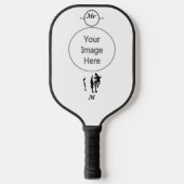 Silhouette Black Buffalo Pickleball Paddle (Voorkant)