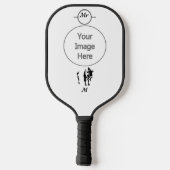 Silhouette Black Buffalo Pickleball Paddle (Achterkant)
