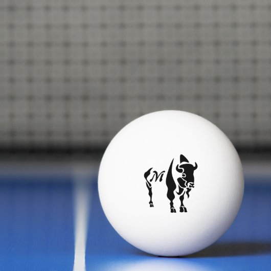 Silhouette Black Buffalo Pingpongbal (Net)