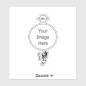 Silhouette Black Buffalo Sticker (Vel)