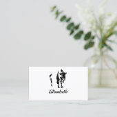 Silhouette Black Buffalo Visitekaartje (Staand voorkant)